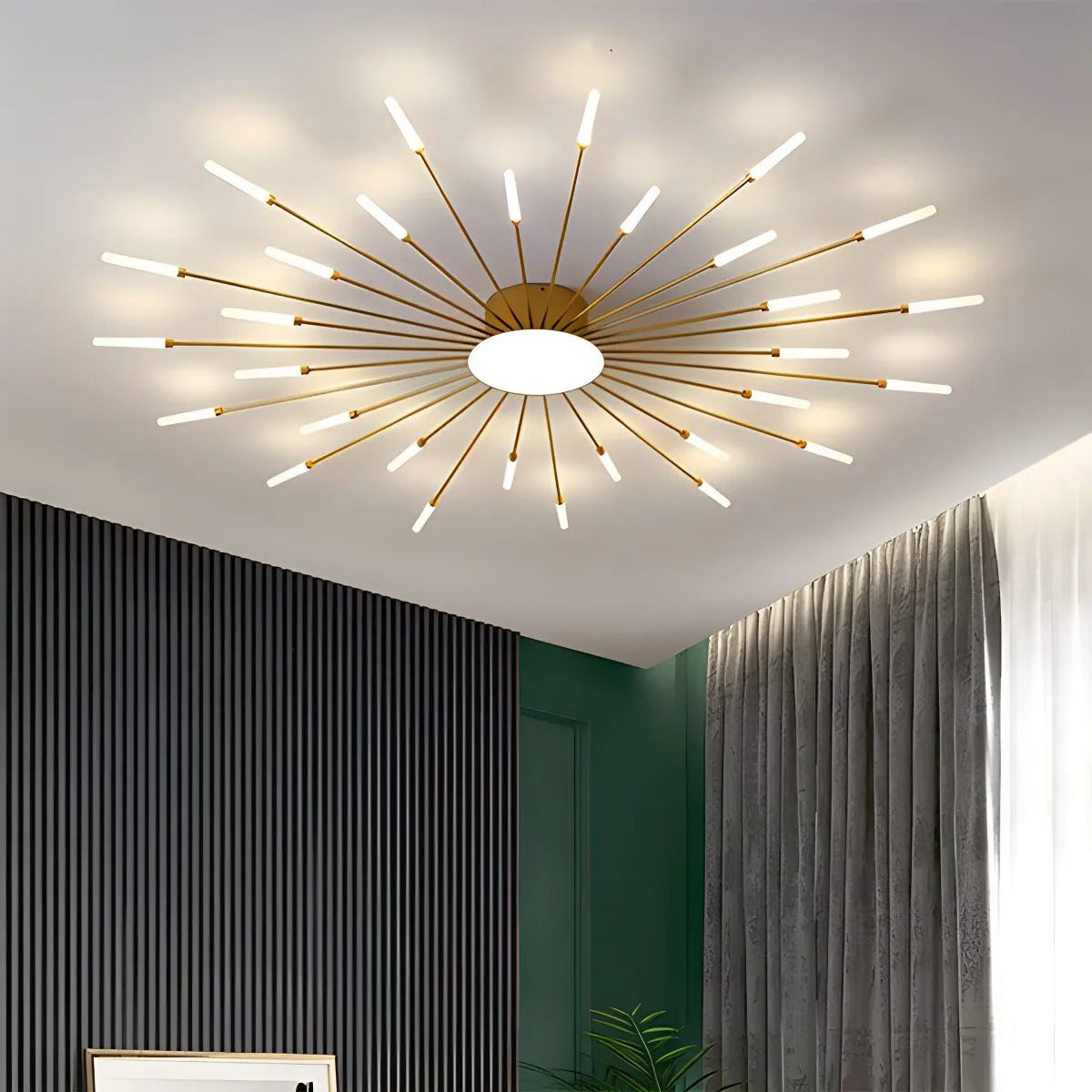Antizer Fireworks Swirl Ceiling Light for Living Room