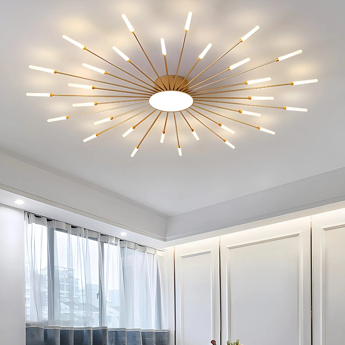Antizer Fireworks Swirl Ceiling Light for Living Room