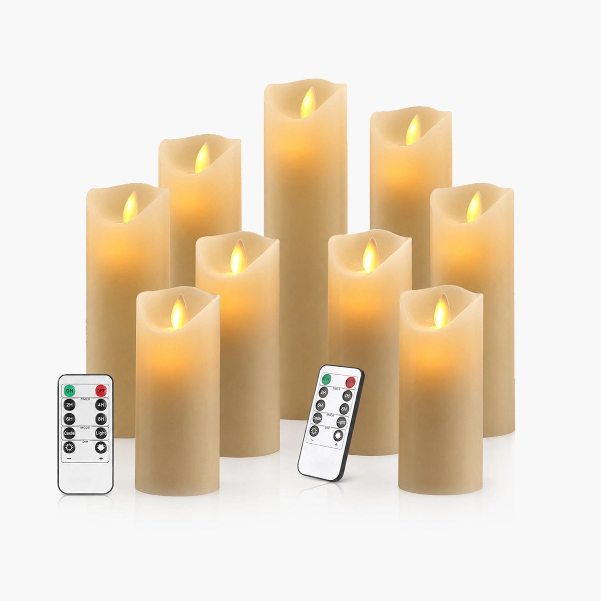 Antizer Flameless Candles 9 Pack