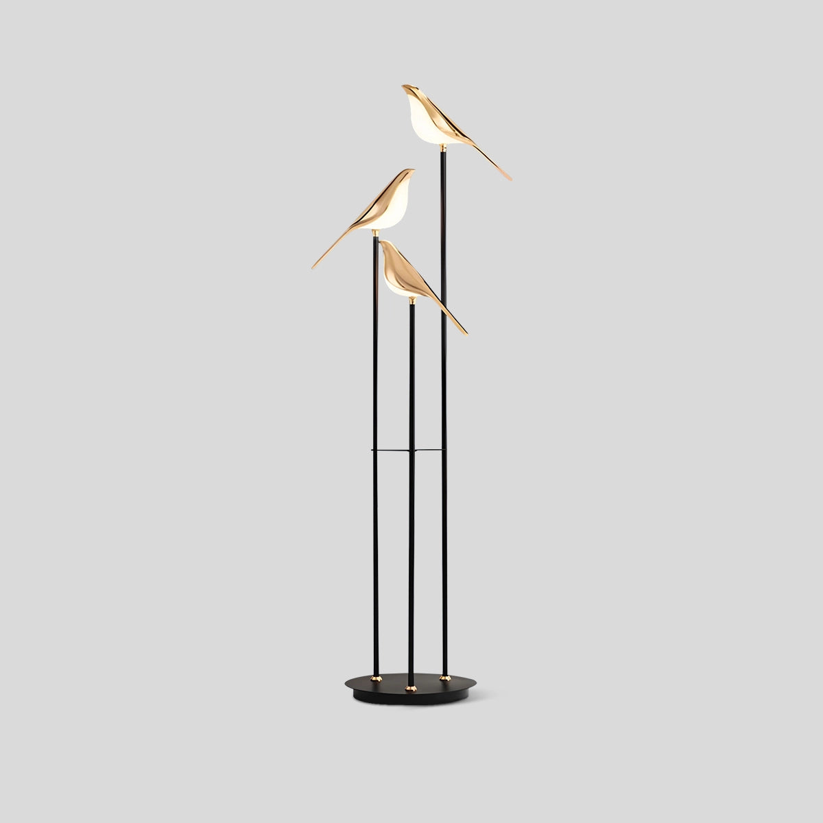 Antizer Modern Gold Birds LED Chandelier