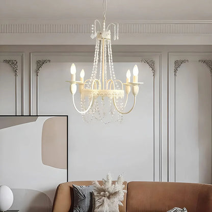 Antizer French Candle Crystal Chandelier