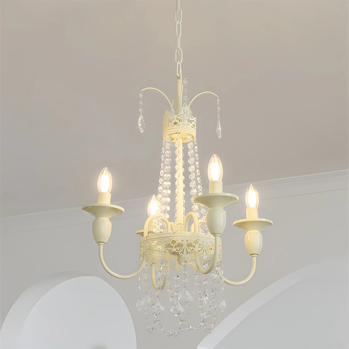 French Candle Crystal Chandelier