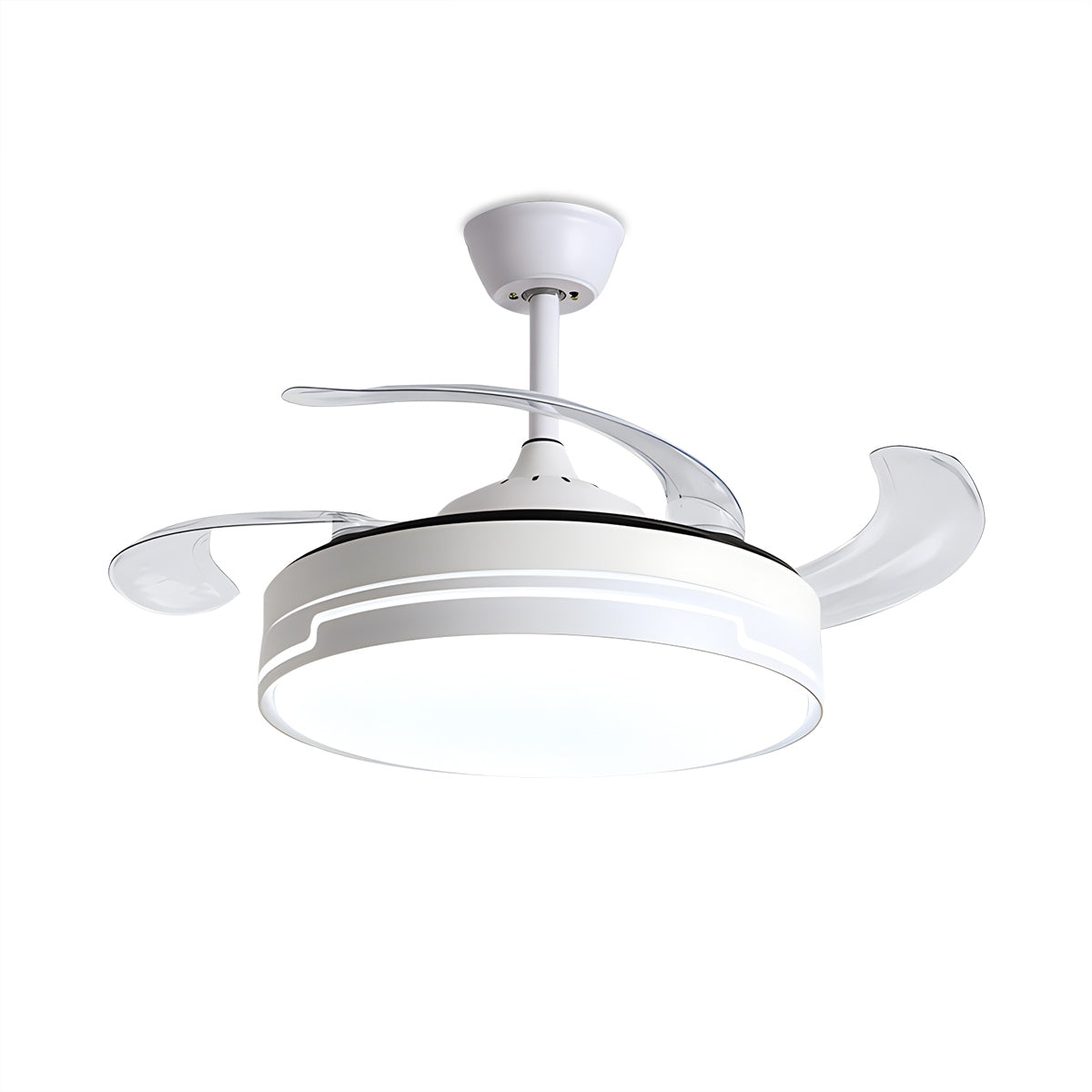 Remote Minimalist Hugger Ceiling Fan