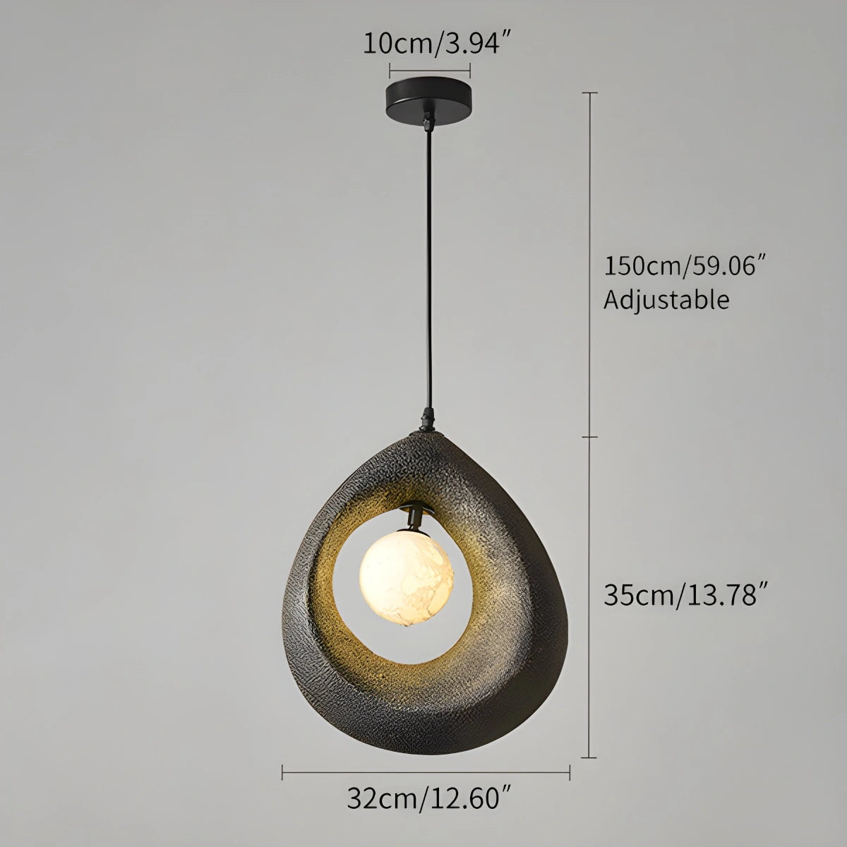 Antizer Circular Wabi Sabi Pendant Light Modern Lighting