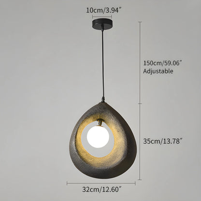 Antizer Circular Wabi Sabi Pendant Light Modern Lighting