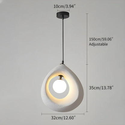 Antizer Circular Wabi Sabi Pendant Light Modern Lighting