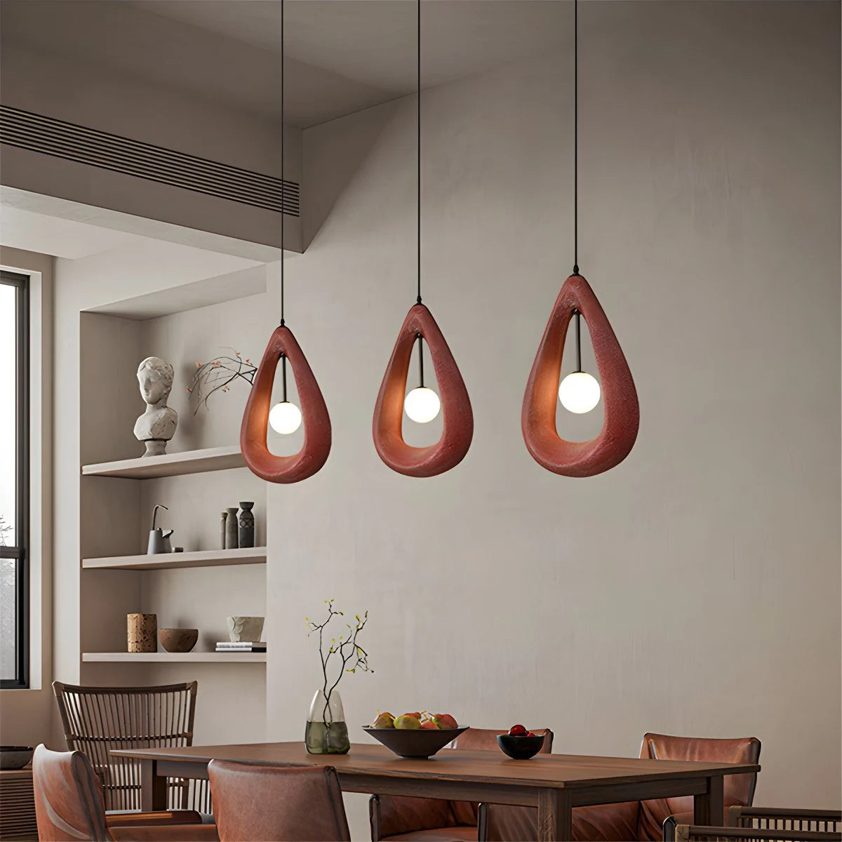 Antizer Contemporary Creative Teardrop Orb Pendant Light