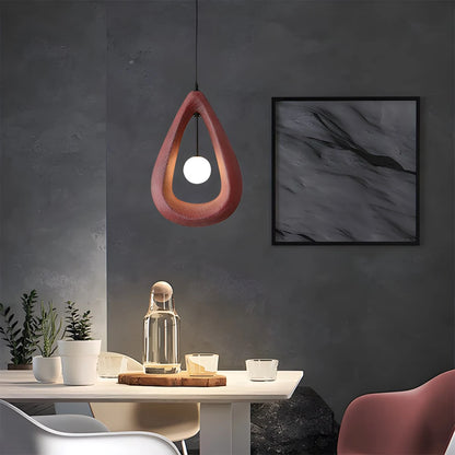 Antizer Contemporary Creative Teardrop Orb Pendant Light