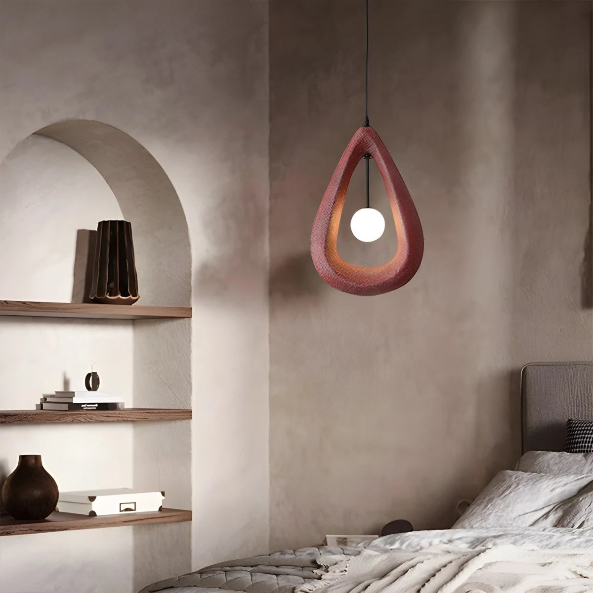 Antizer Contemporary Creative Teardrop Orb Pendant Light