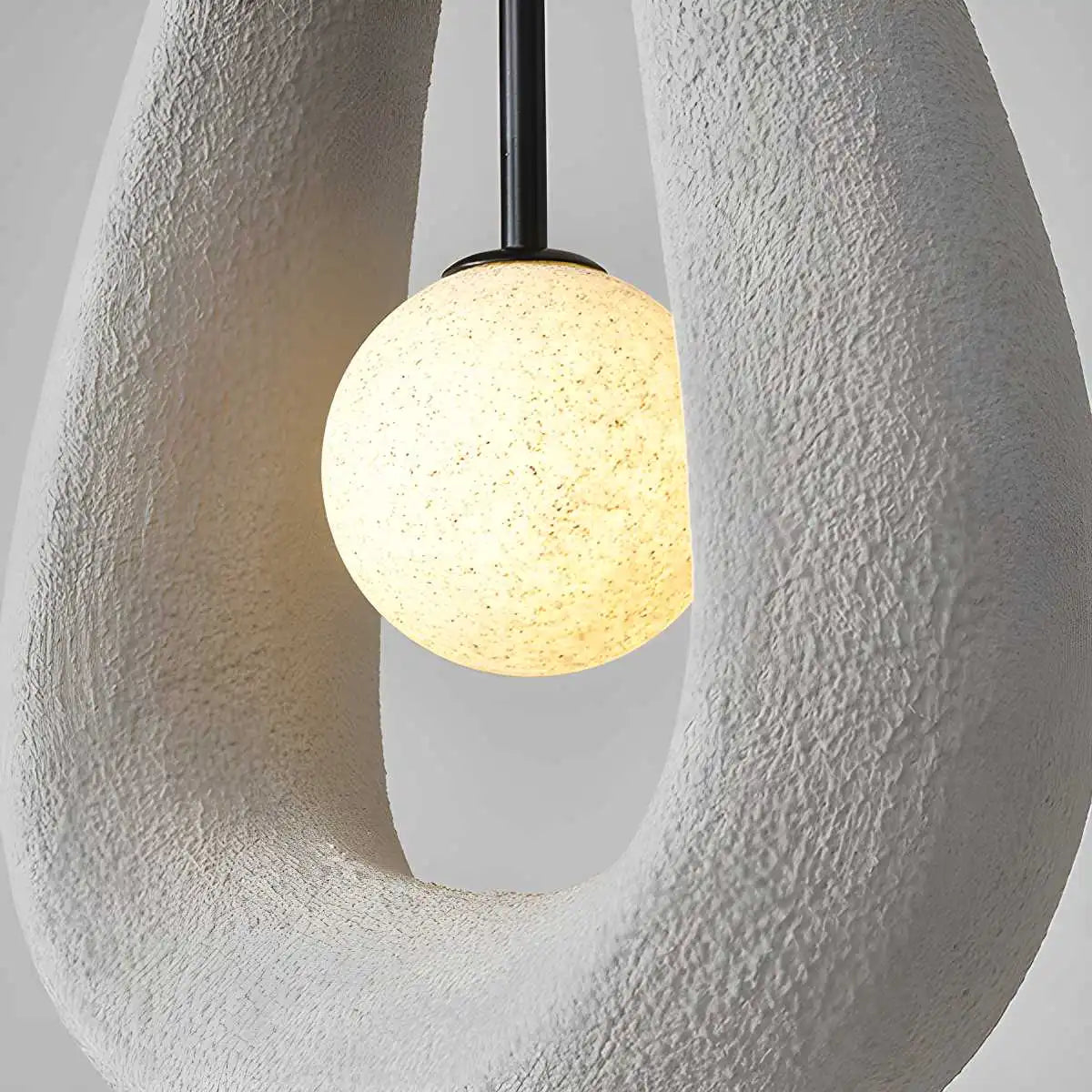 Antizer Contemporary Creative Teardrop Orb Pendant Light