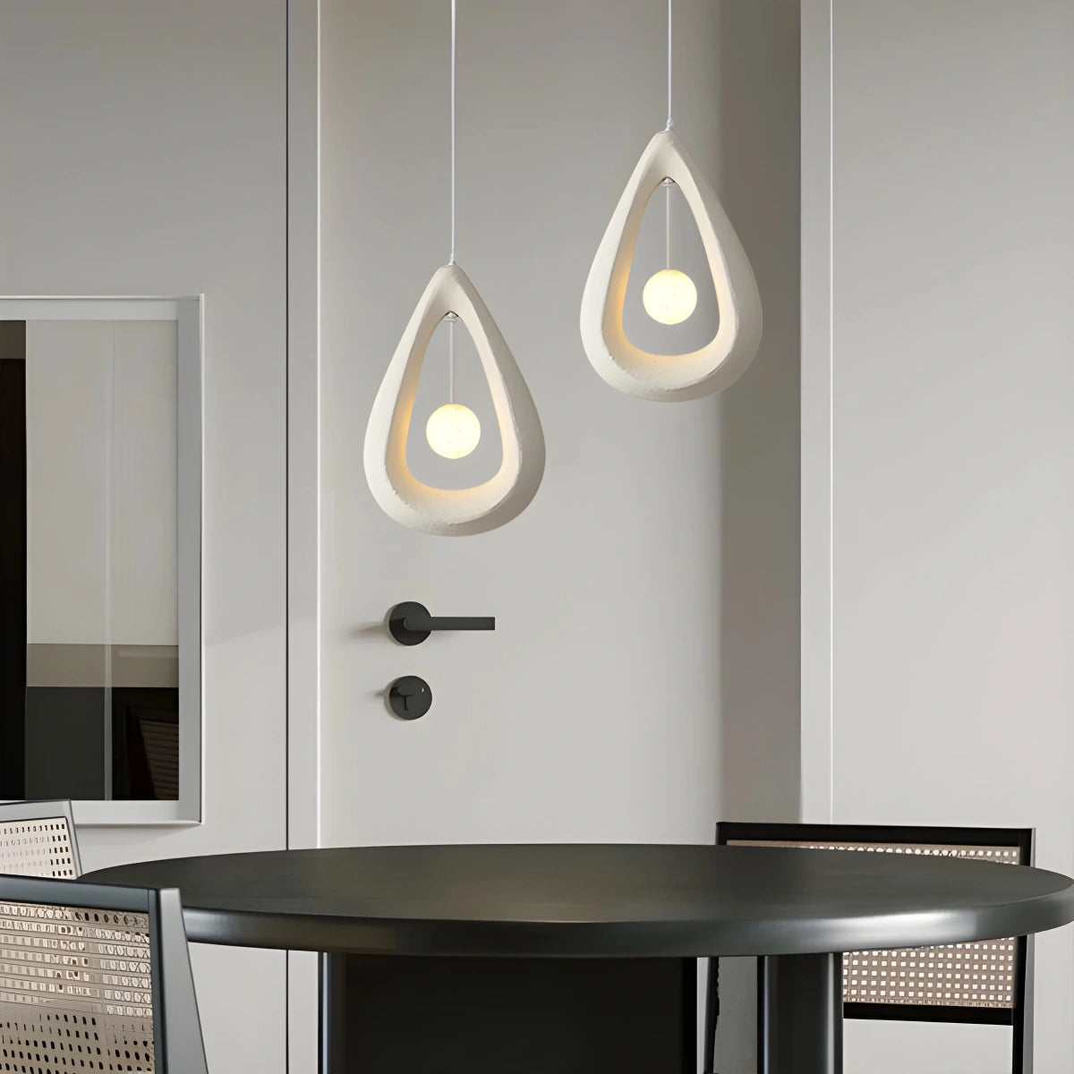 Antizer Contemporary Creative Teardrop Orb Pendant Light