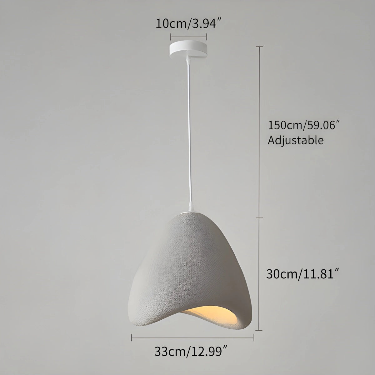 Antizer Japanese Style Bird's Nest Shape Pendant Light