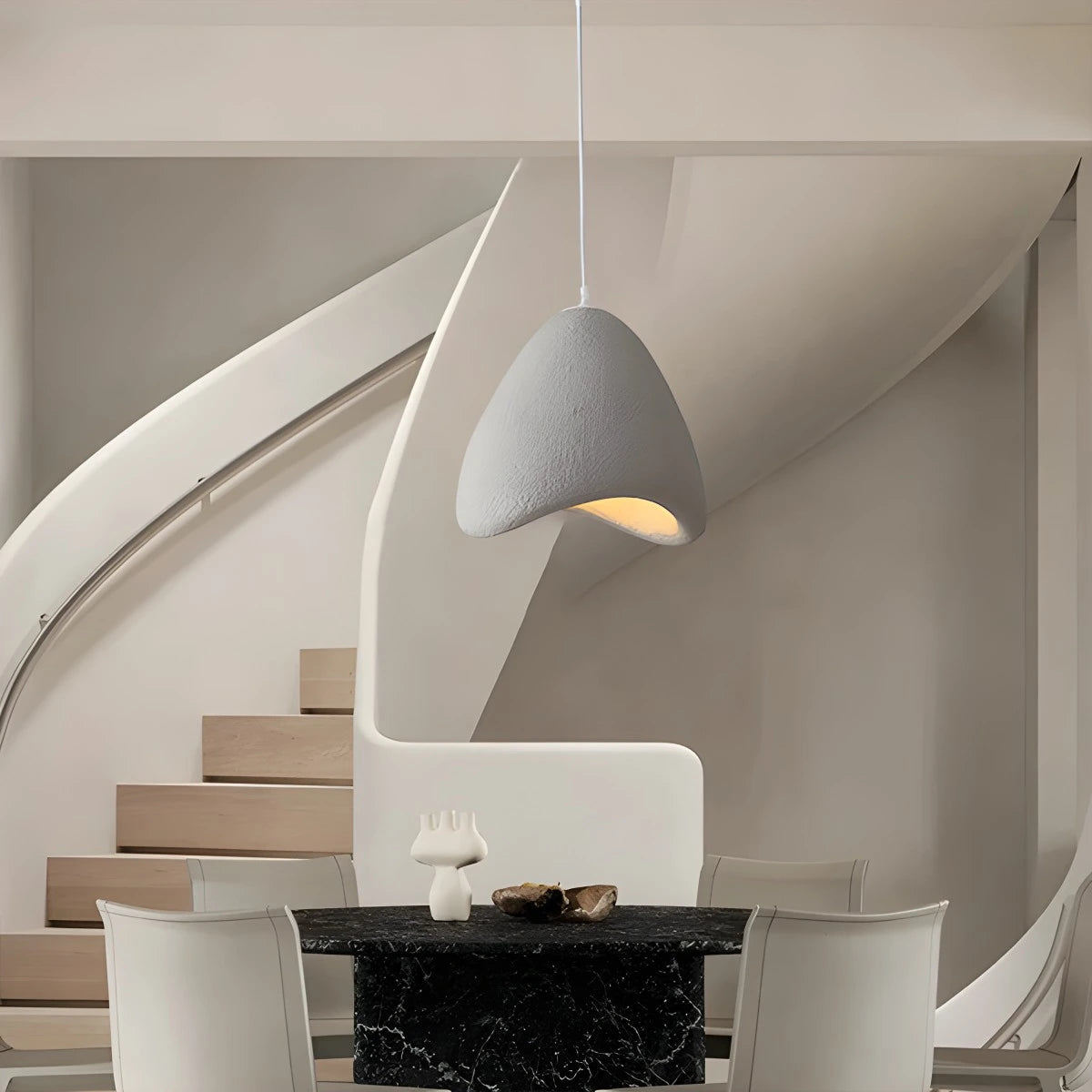 Antizer Japanese Style Bird's Nest Shape Pendant Light