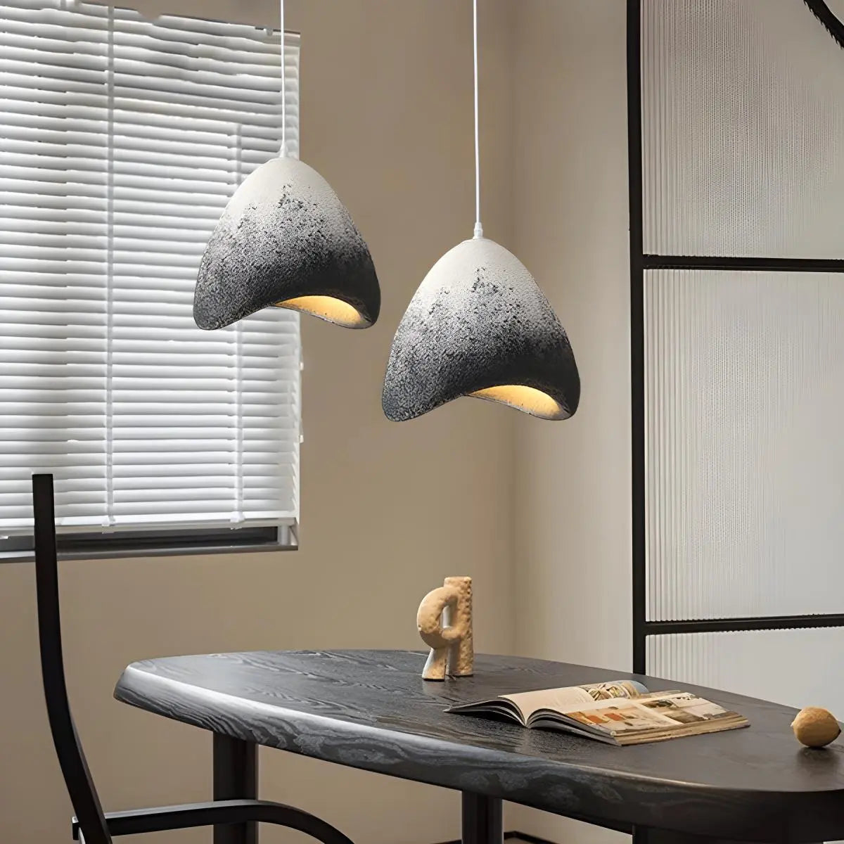 Antizer Japanese Style Bird's Nest Shape Pendant Light