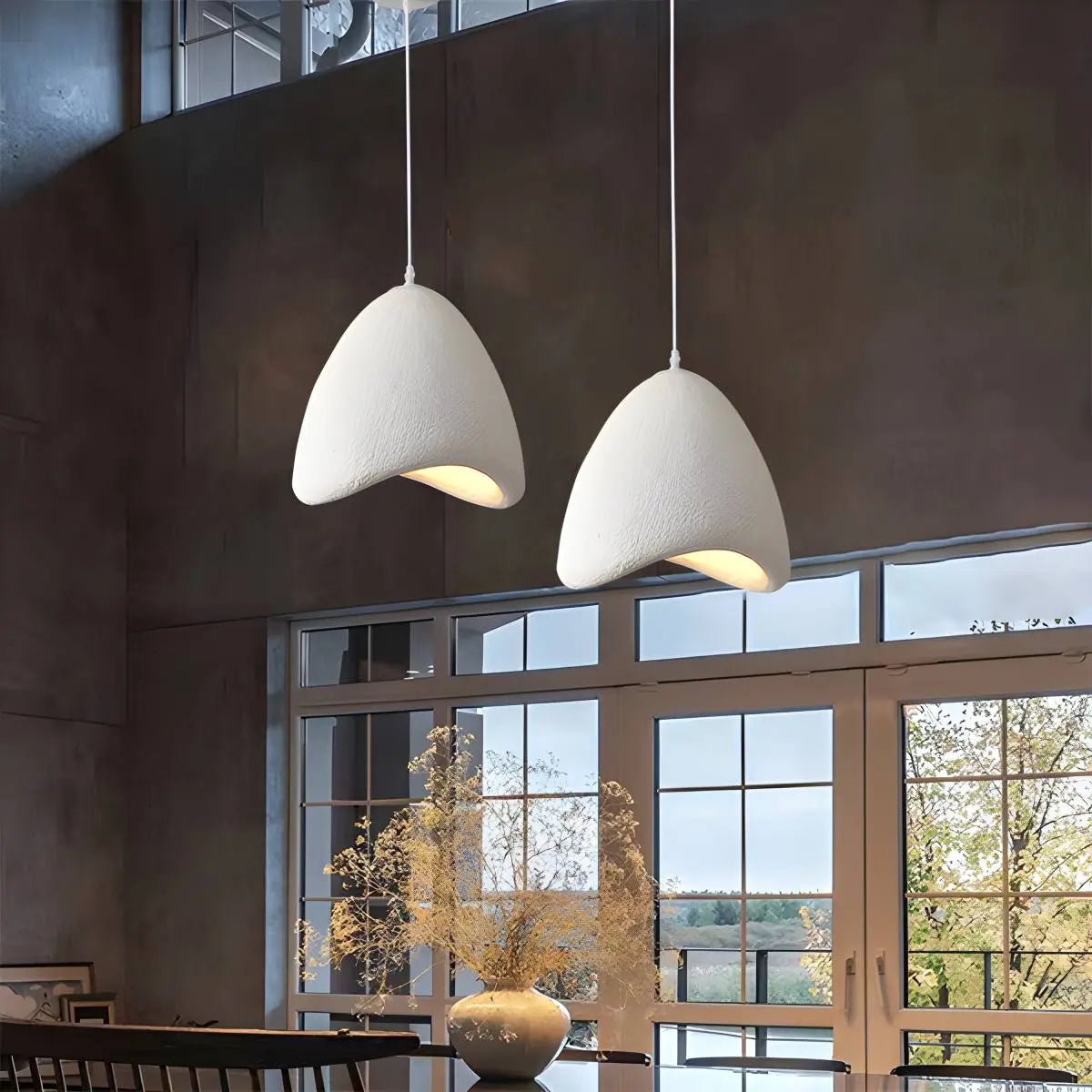 Antizer Japanese Style Bird's Nest Shape Pendant Light