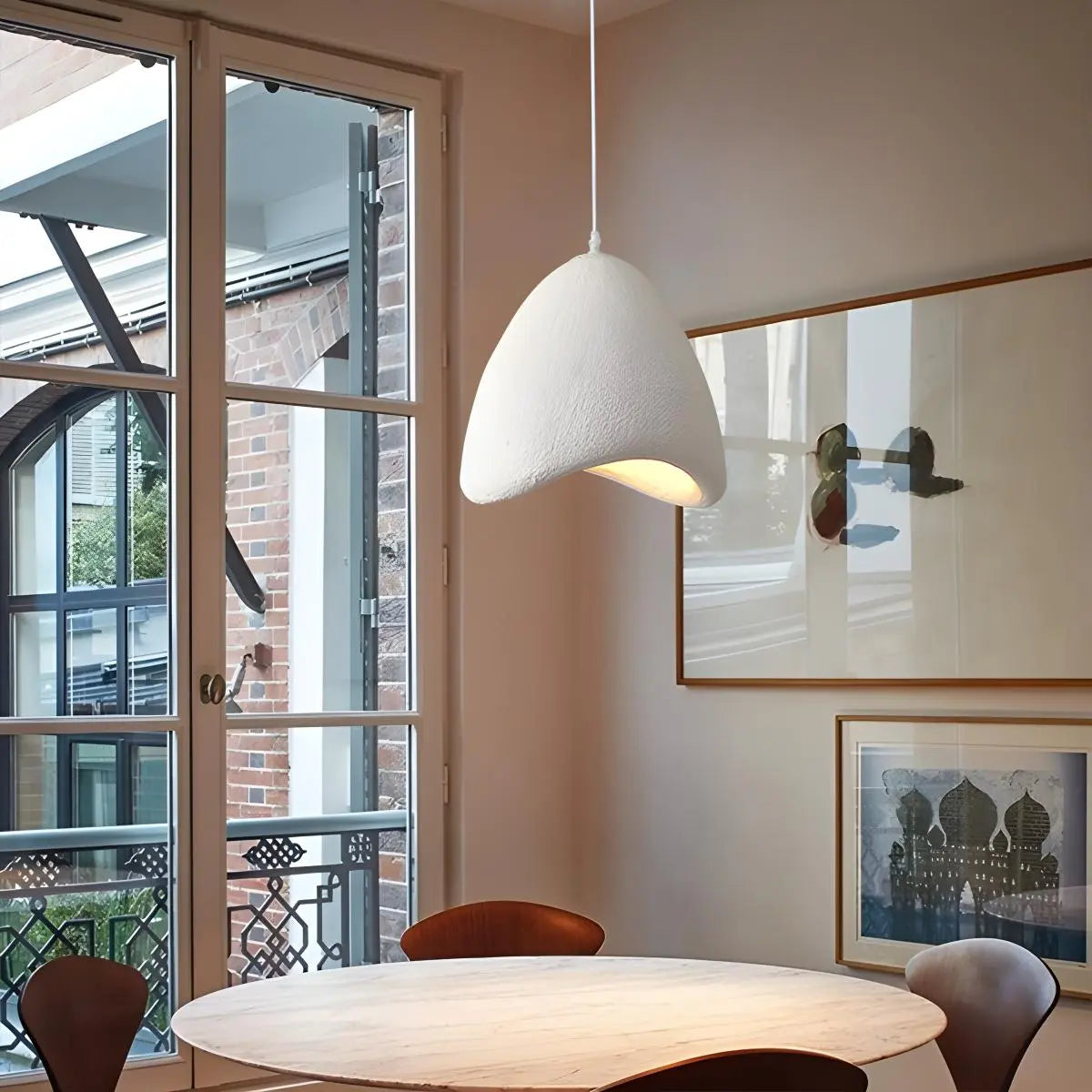 Antizer Japanese Style Bird's Nest Shape Pendant Light