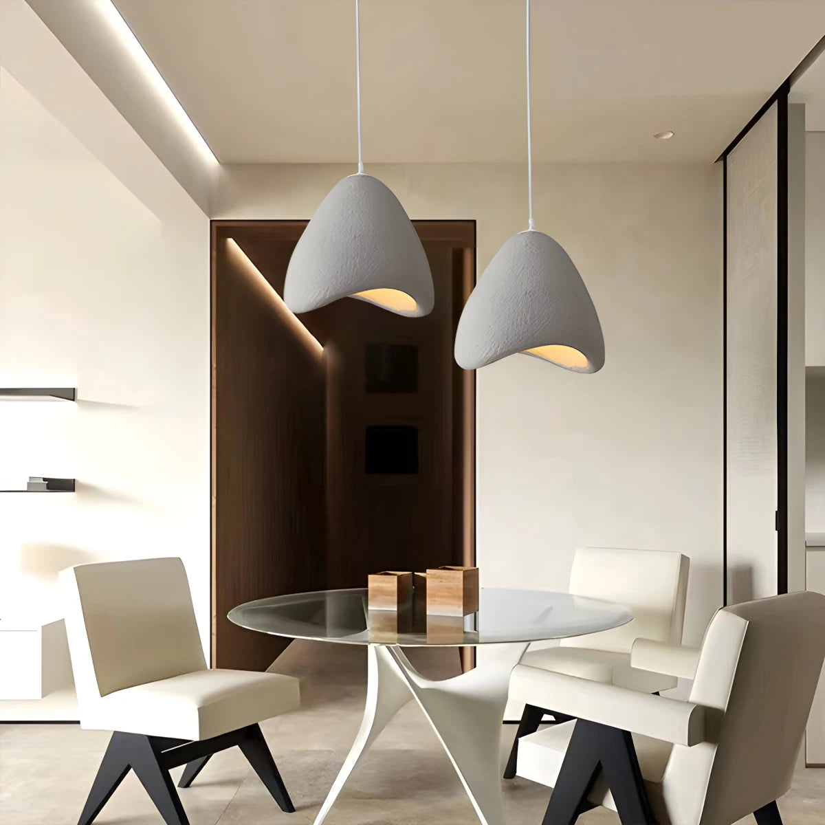 Antizer Japanese Style Bird's Nest Shape Pendant Light