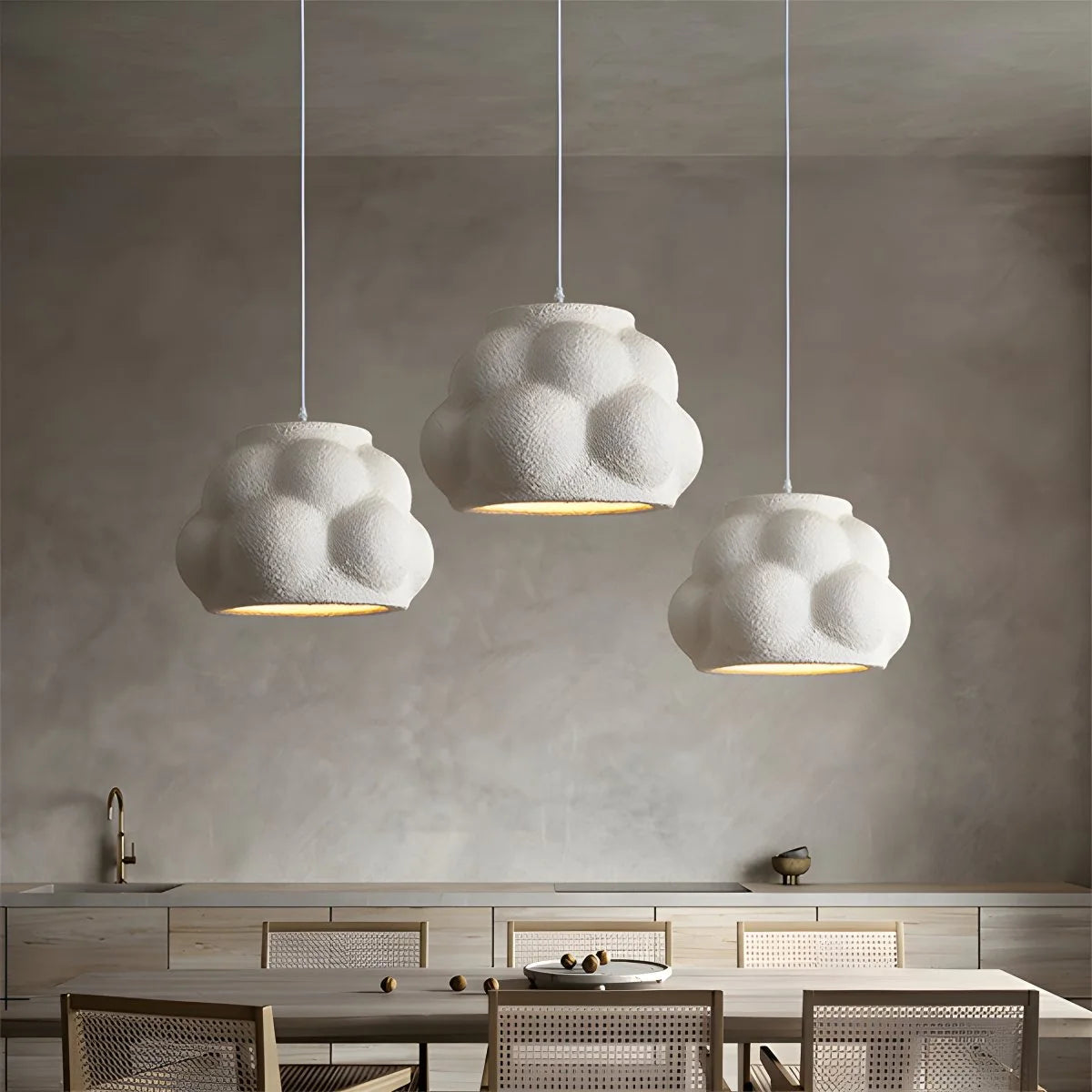 Antizer Wabi Sabi Cloud Pendant Light for Living Room