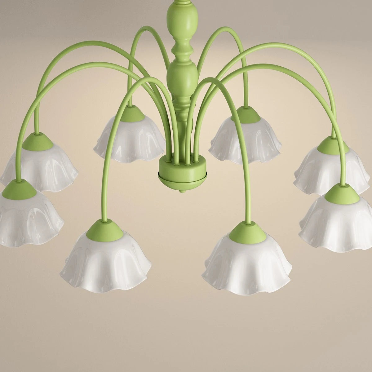 French Pastoral Style Flower Chandelier