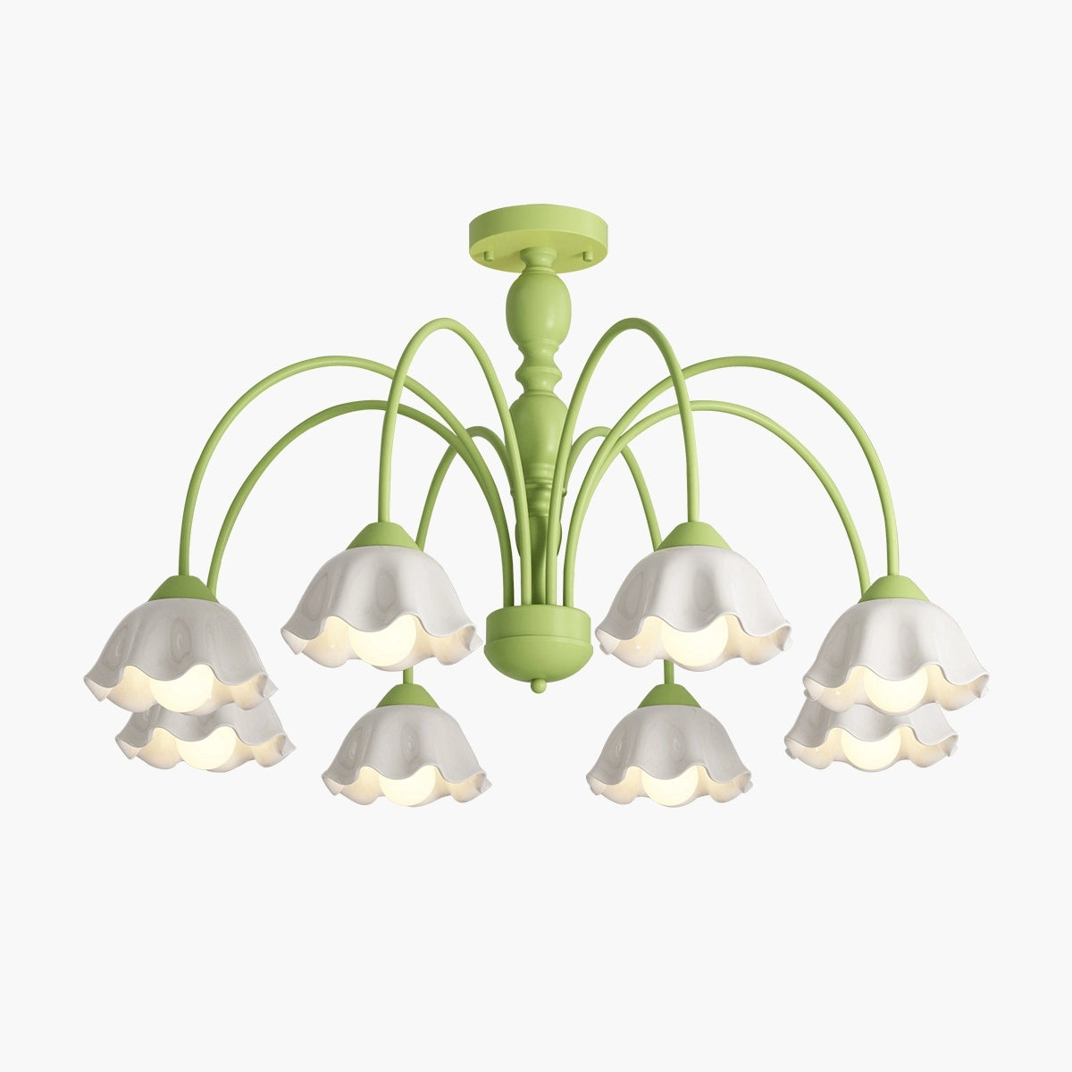 French Pastoral Style Flower Chandelier