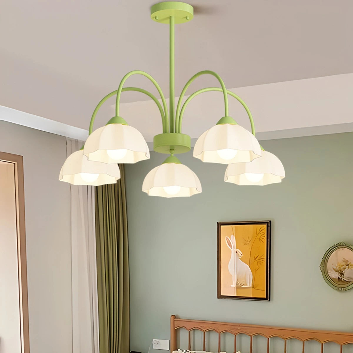 Nordic Modern Light Luxury Flower Chandelier