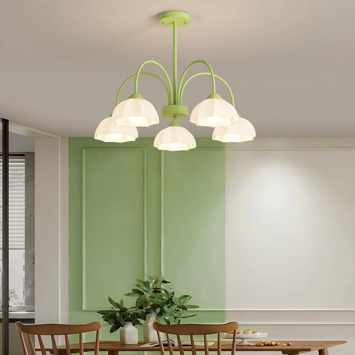 Nordic Modern Light Luxury Flower Chandelier