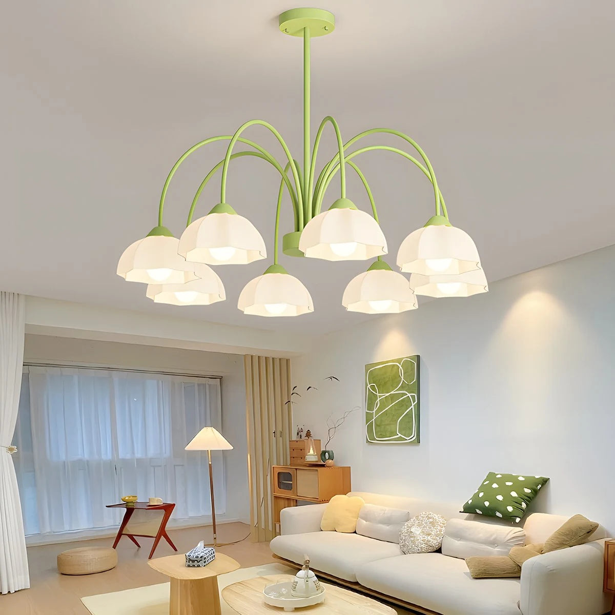 Nordic Modern Light Luxury Flower Chandelier