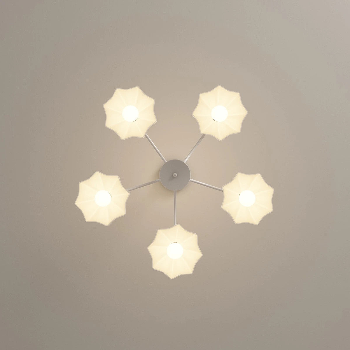 Nordic Modern Light Luxury Flower Chandelier