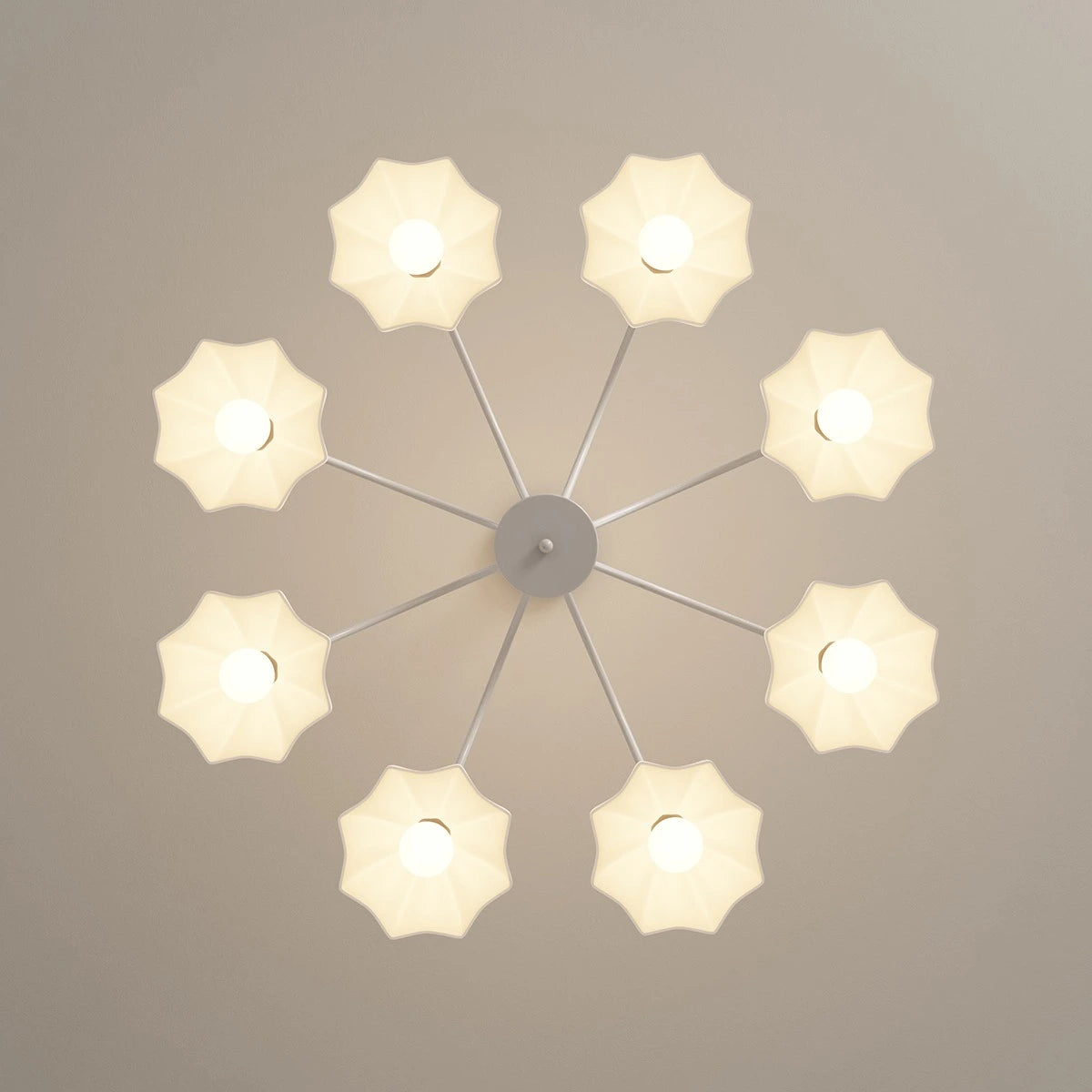 Nordic Modern Light Luxury Flower Chandelier