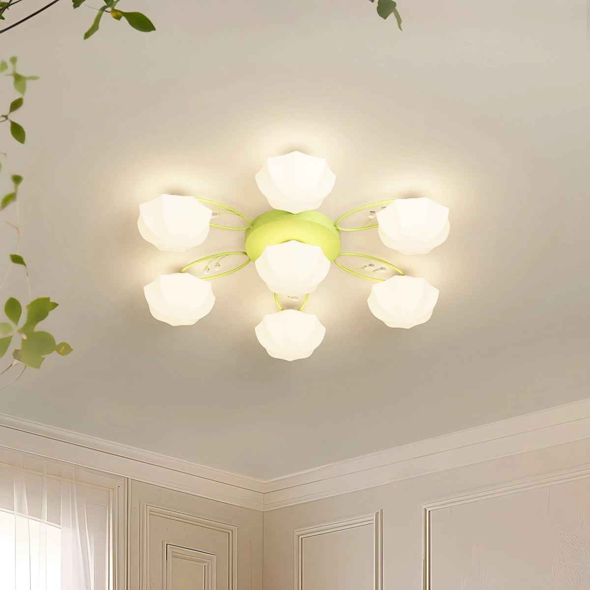 Light Luxury French Bud Ceiling Lamp