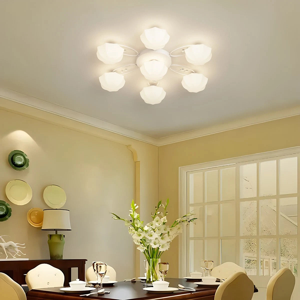 Light Luxury French Bud Ceiling Lamp