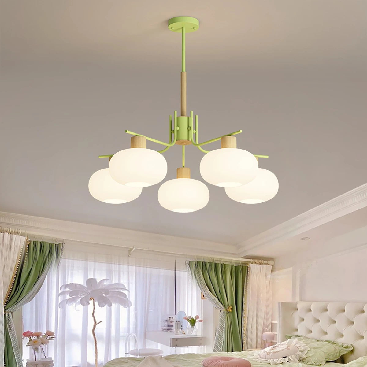 Pastoral American Retro Flower Chandelier