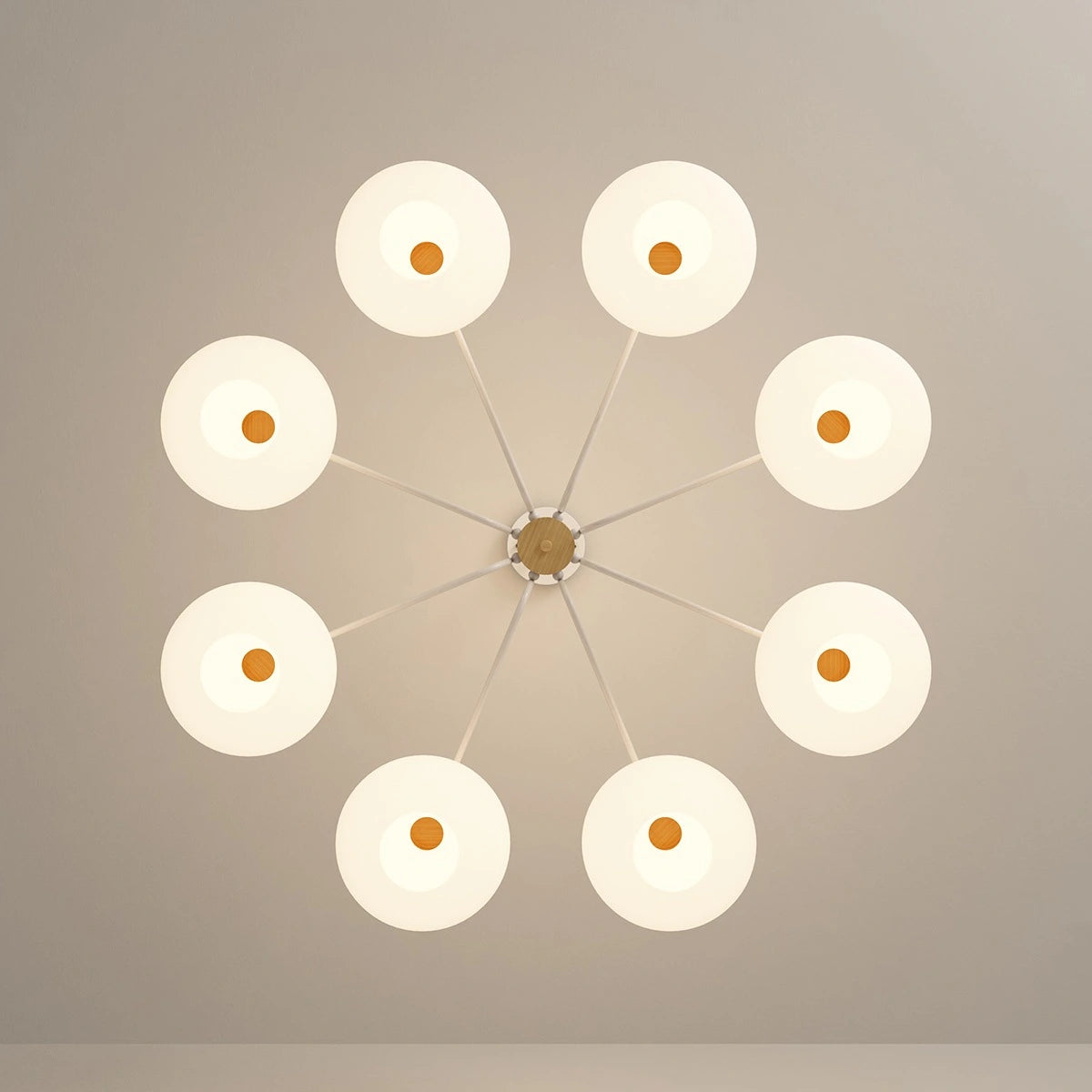 Antizer Pastoral American Retro Flower Chandelier