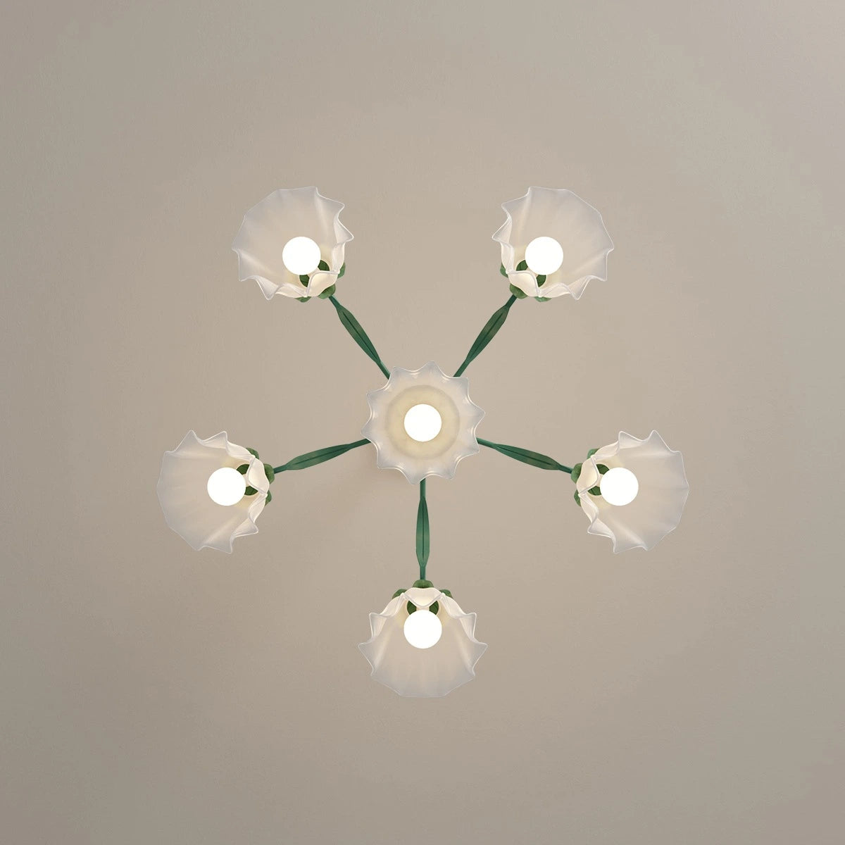 American Retro Pastoral Style Flower Chandelier