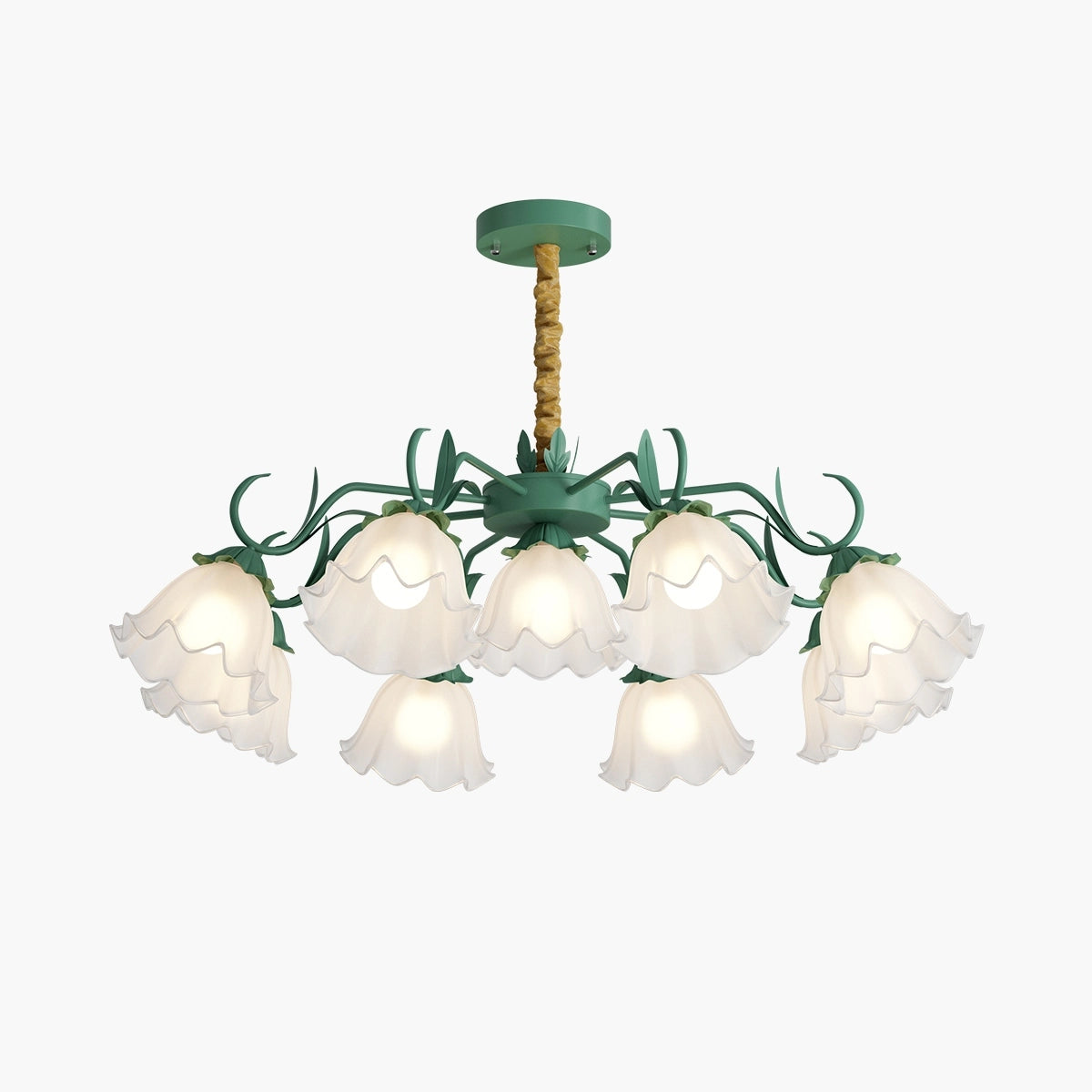 American Retro Pastoral Style Flower Chandelier