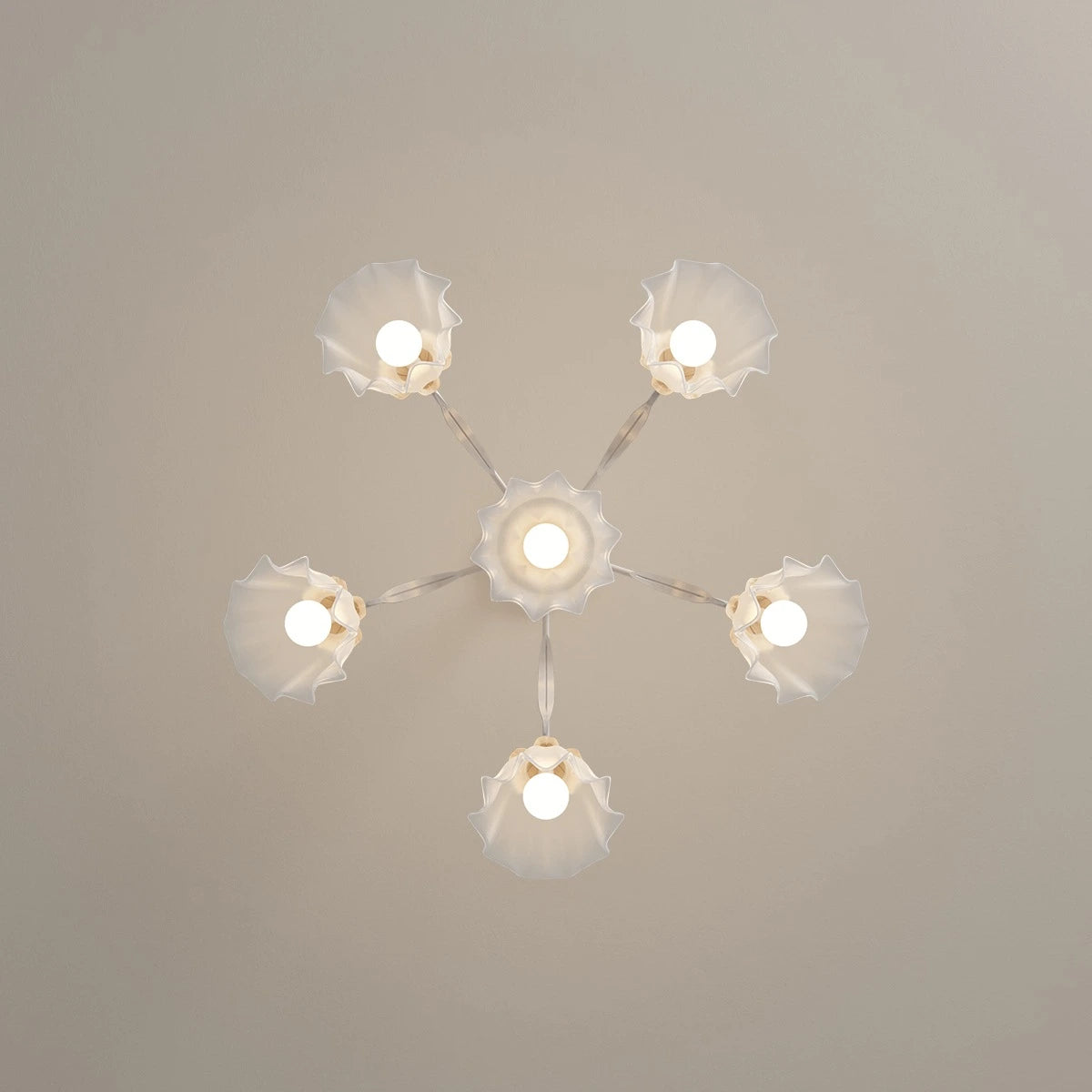 American Retro Pastoral Style Flower Chandelier