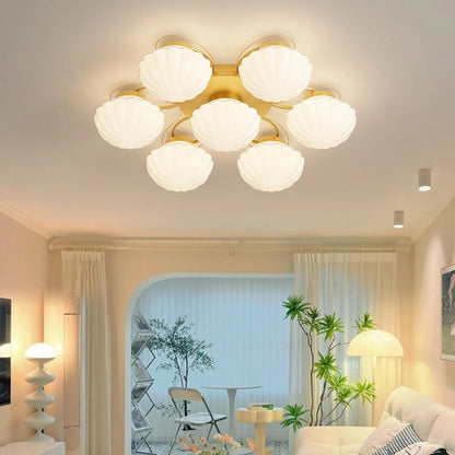 Antizer Creative Flower Living Room Ceiling Lamp