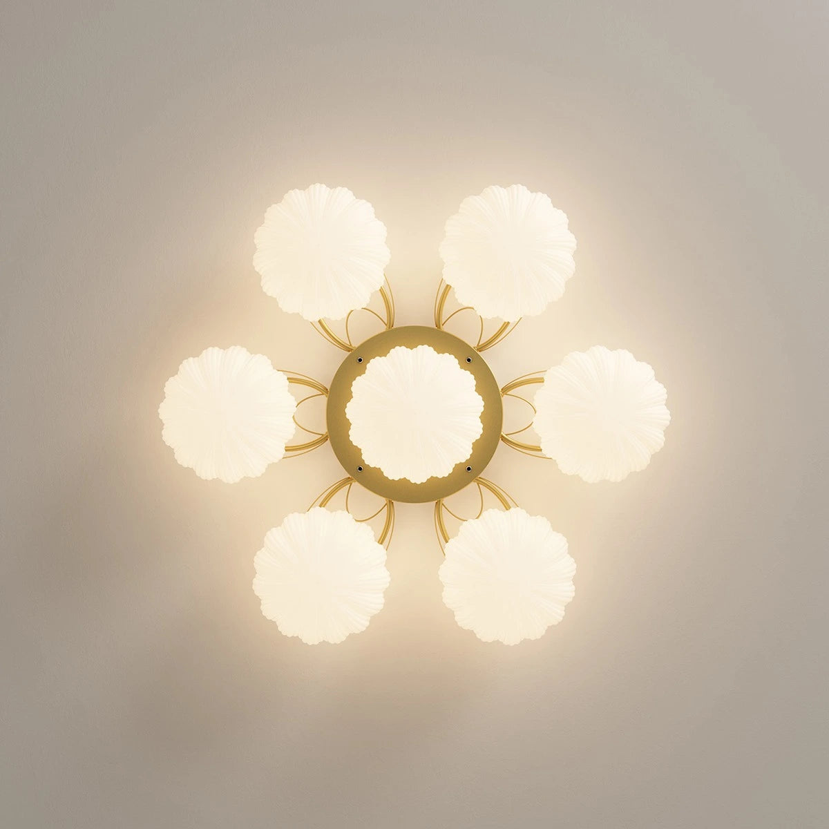 Creative Flower Living Room Ceiling Lamp