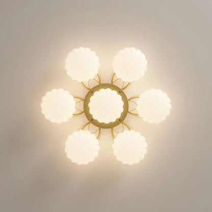 Antizer Creative Flower Living Room Ceiling Lamp