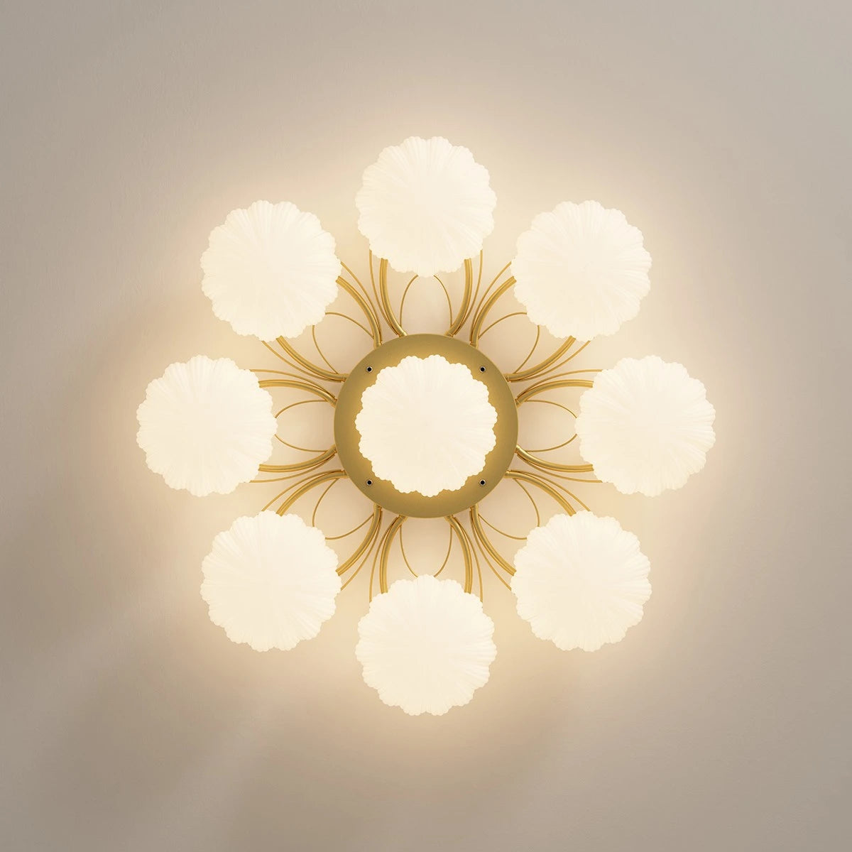 Creative Flower Living Room Ceiling Lamp