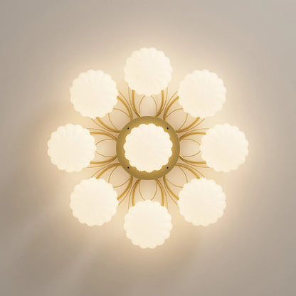 Antizer Creative Flower Living Room Ceiling Lamp