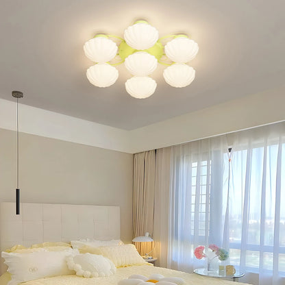 Antizer Creative Flower Living Room Ceiling Lamp