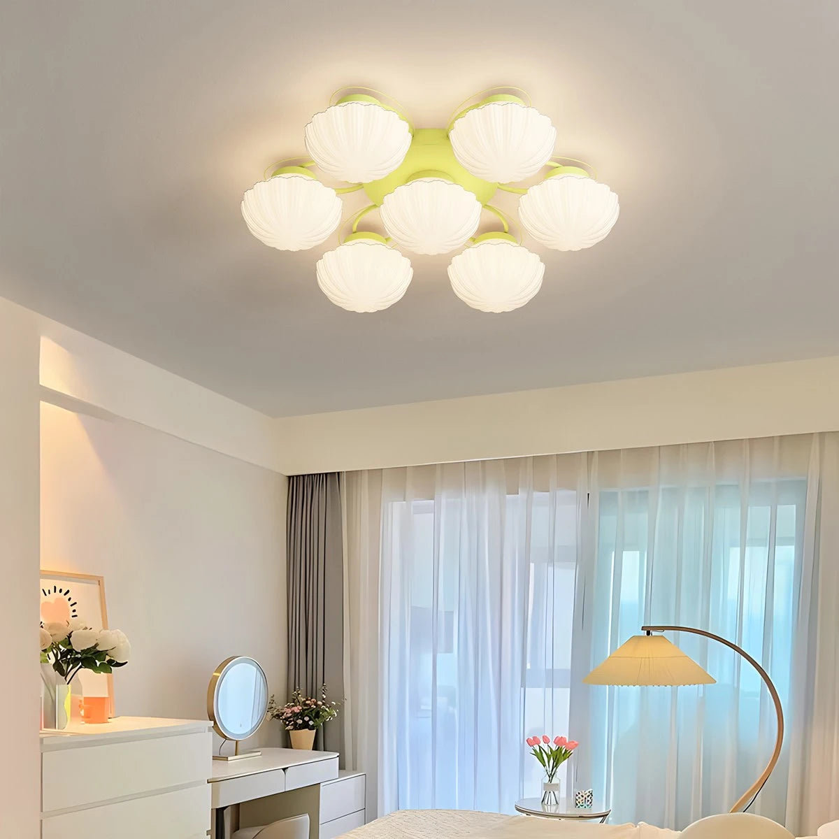 Creative Flower Living Room Ceiling Lamp