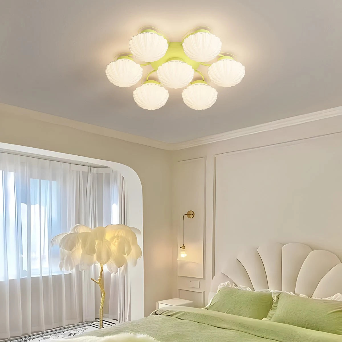 Creative Flower Living Room Ceiling Lamp