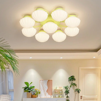 Antizer Creative Flower Living Room Ceiling Lamp