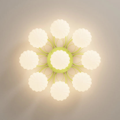 Antizer Creative Flower Living Room Ceiling Lamp