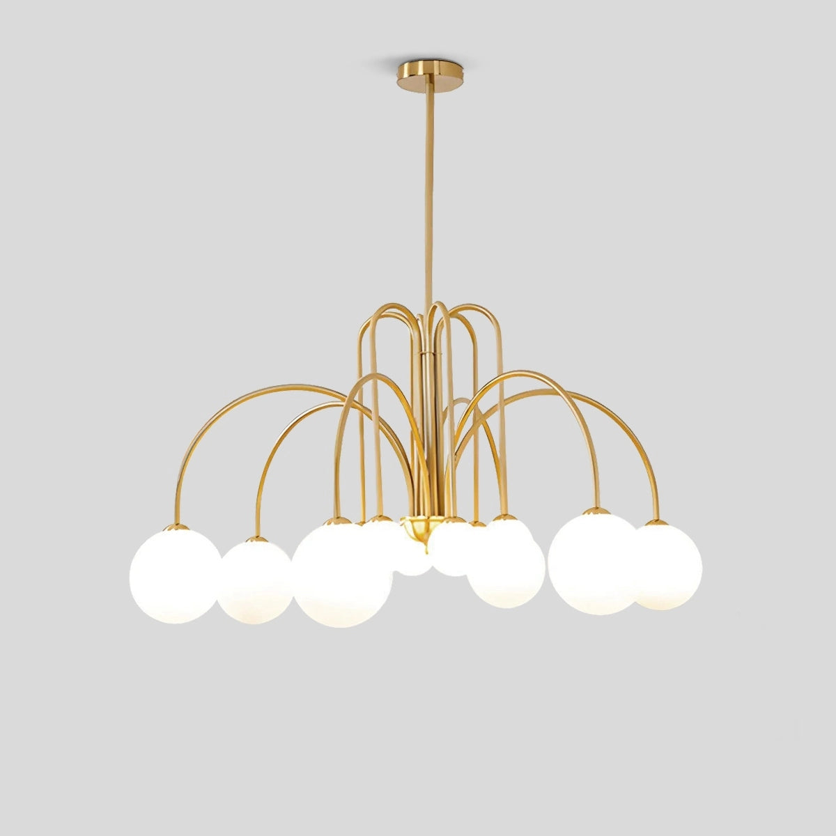 Antizer Avi Double Layer Glass Chandelier