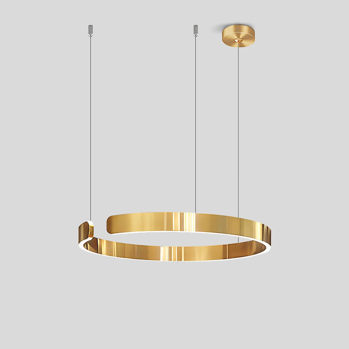 Antizer Modern Ring LED Chandelier for Living Room