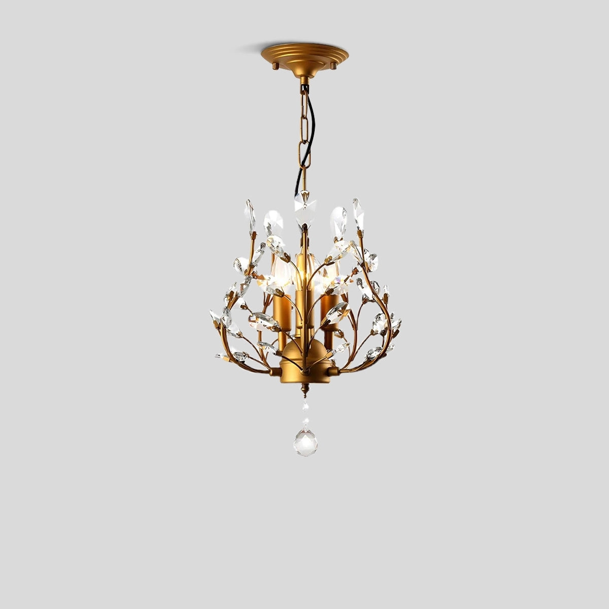 Antizer Branch Crystal Chandelier for Living Room