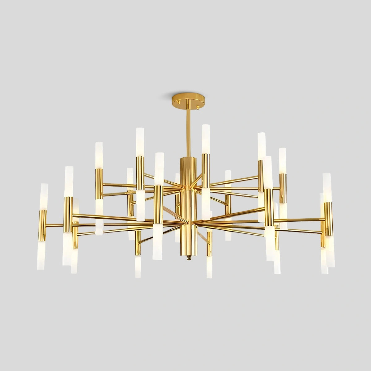 Antizer Adjustable Round Tube Chandelier